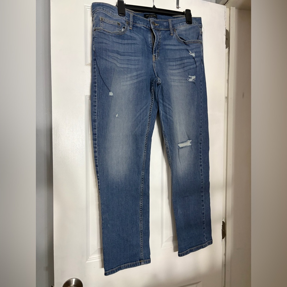 Banana Republic Denim Girlfriend Jeans - Indigo Ladies Size 12